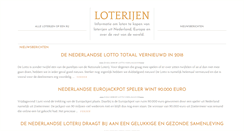 Desktop Screenshot of loterijen.info