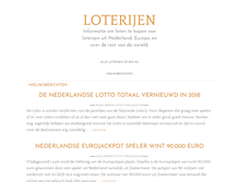 Tablet Screenshot of loterijen.info