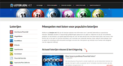 Desktop Screenshot of loterijen.net